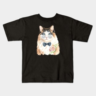 Handsome Male Cat Kids T-Shirt